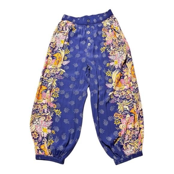Anthropologie Pants - Anthropologie Drop Crotch Balloon Harem Lounge Pants Women M Gypsy Jogger Boho